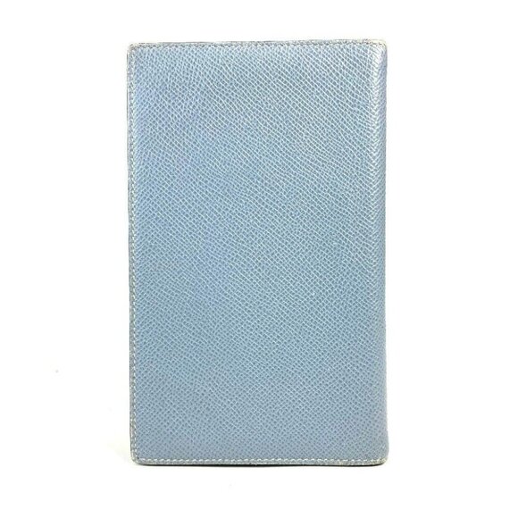 HERMES Agenda vision System notebook stationery Notebook cover Leather blue - Picture 1 of 16